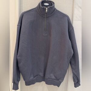 TNA Women’s Charcoal Zip-Up Sweater